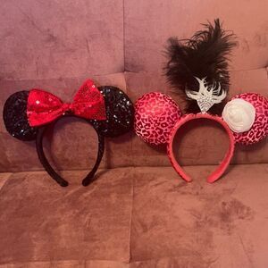 Mickey  Mouse ears- 2 pairs